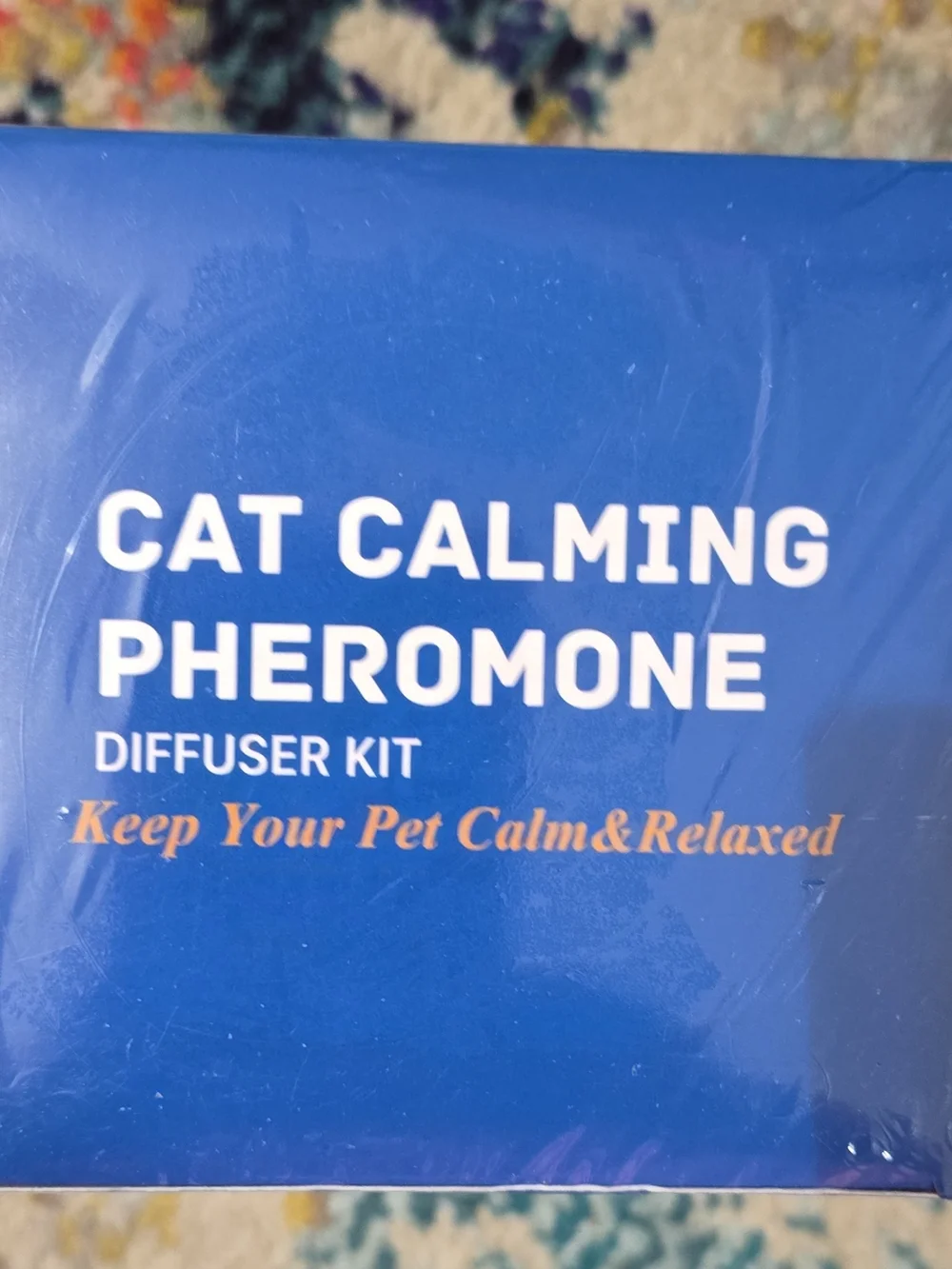 Cat Calming Pheromone Diffuser Kit - Blue/Orange